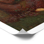 La Belle Dame Sans Merci, 1893 (olie op doek) Poster (Hoek)