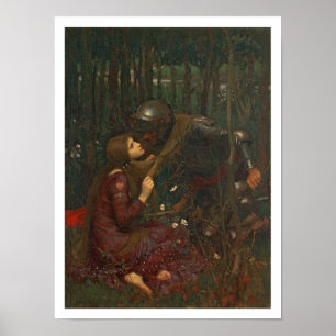 La Belle Dame Sans Merci, 1893 (olie op doek) Poster