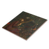 La Belle Dame Sans Merci, 1893 (olie op doek) Tegeltje (Zijkant)