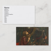 La Belle Dame Sans Merci, 1893 (olie op doek) Visitekaartje (Voorkant / Achterkant)