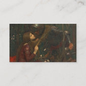 La Belle Dame Sans Merci, 1893 (olie op doek) Visitekaartje (Achterkant)