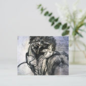 La Belle Dame sans Merci Briefkaart (Staand voorkant)