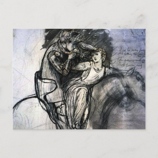 La Belle Dame sans Merci Briefkaart (Voorkant)