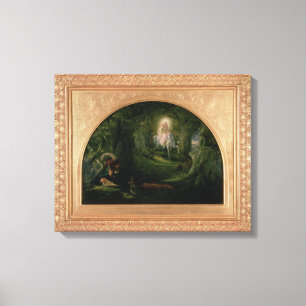 La Belle Dame Sans Merci Canvas Afdruk