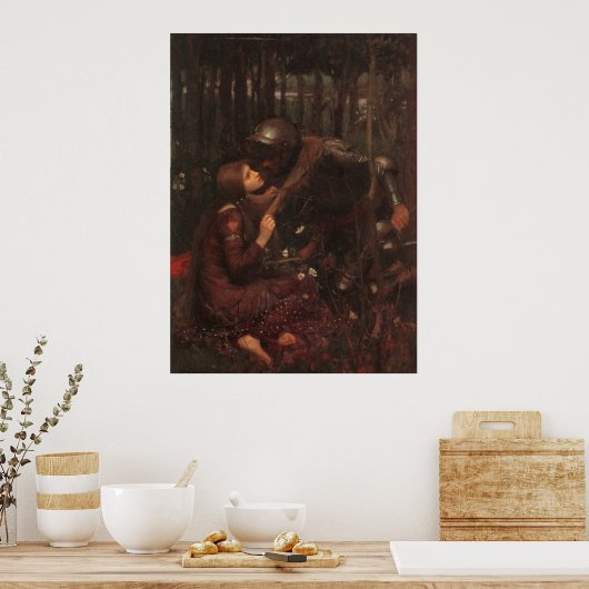 La Belle Dame Sans Merci Canvas Print (Keuken)