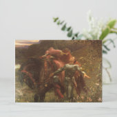 La Belle Dame sans Merci door Sir Frank Dicksee (Staand voorkant)