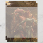 La Belle Dame sans Merci door Sir Frank Dicksee (Voorkant / Achterkant)