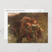 La Belle Dame sans Merci door Sir Frank Dicksee Briefkaart (Voorkant / Achterkant)