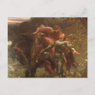 La Belle Dame sans Merci door Sir Frank Dicksee Briefkaart