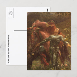 La Belle Dame sans Merci door Sir Frank Dicksee Briefkaart