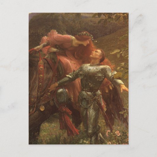 La Belle Dame sans Merci door Sir Frank Dicksee Briefkaart (Voorkant)