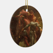 La Belle Dame sans Merci door Sir Frank Dicksee Keramisch Ornament (Rechts)