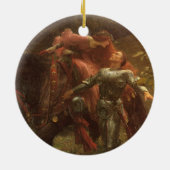 La Belle Dame sans Merci door Sir Frank Dicksee Keramisch Ornament (Achterkant)
