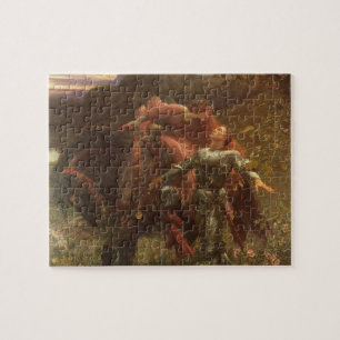 La Belle Dame sans Merci door Sir Frank Dicksee Legpuzzel