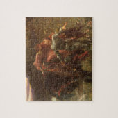 La Belle Dame sans Merci door Sir Frank Dicksee Legpuzzel (Verticaal)