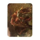 La Belle Dame sans Merci door Sir Frank Dicksee Magneet (Verticaal)