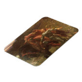 La Belle Dame sans Merci door Sir Frank Dicksee Magneet (Linkerzijde)