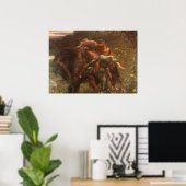 La Belle Dame sans Merci door Sir Frank Dicksee Poster (Thuiskantoor)