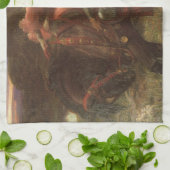 La Belle Dame sans Merci door Sir Frank Dicksee Theedoek (Gevouwen)