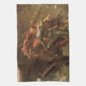 La Belle Dame sans Merci door Sir Frank Dicksee Theedoek (Verticaal)