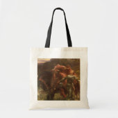 La Belle Dame sans Merci door Sir Frank Dicksee Tote Bag (Voorkant)