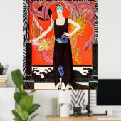 La Belle Dame Sans Merci - G Barbier Poster (Thuiskantoor)