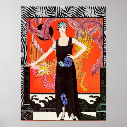 La Belle Dame Sans Merci - G Barbier Poster (Voorkant)