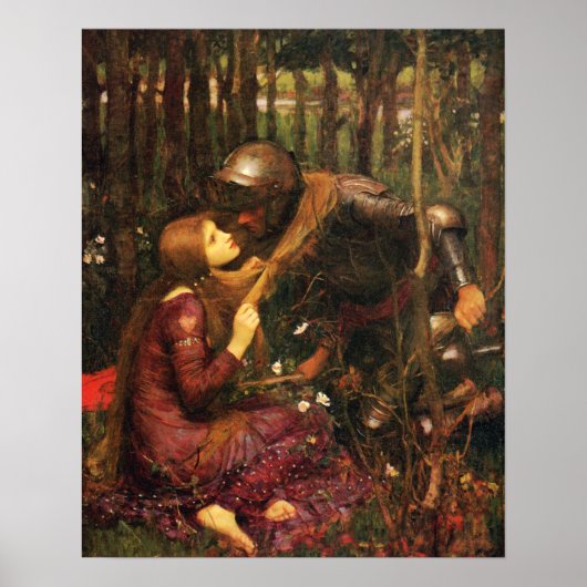 La Belle Dame sans Merci - John William Waterhouse Poster (Voorkant)