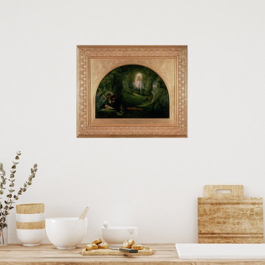 La Belle Dame Sans Merci Poster (Keuken)