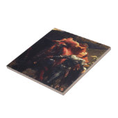 La Belle Dame Sans Merci (Sir Frank Dicksee) Tegeltje (Zijkant)