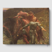 La Belle Dame sans Merci van Frank Dicksee Huwelij Gastenboek (Achterkant)