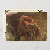 La Belle Dame sans Merci van Frank Dicksee Wedding Kaart (Voorkant / Achterkant)