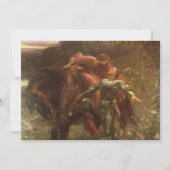La Belle Dame sans Merci van Frank Dicksee Wedding Kaart (Voorkant)