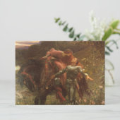 La Belle Dame sans Merci van Frank Dicksee Wedding Kaart (Staand voorkant)