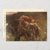 La Belle Dame sans Merci van Frank Dicksee Wedding Kaart (Voorkant / Achterkant)