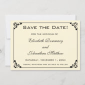 La Belle Dame sans Merci van Frank Dicksee Wedding Save The Date (Achterkant)