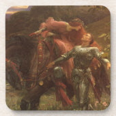 La Belle Dame sans Merci van Sir Frank Dicksee Bier Onderzetter (Voorkant)