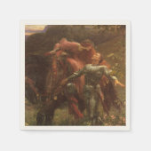 La Belle Dame sans Merci van Sir Frank Dicksee Servet (Voorkant)