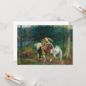 La Belle Dame Sans Merci | Walter Crane Kaart (Voorkant / Achterkant in situ)