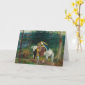 La Belle Dame Sans Merci | Walter Crane Kaart (Gele Bloem)