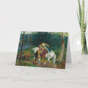 La Belle Dame Sans Merci   Walter Crane Kaart