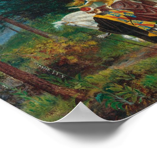 La Belle Dame Sans Merci | Walter Crane Poster (Hoek)