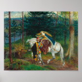 La Belle Dame Sans Merci | Walter Crane Poster (Voorkant)