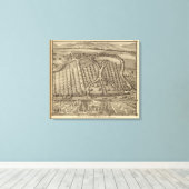 La Belle, de plaats van Thos Hornbrook Canvas Afdruk (Insitu (Houten vloer))