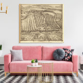 La Belle, de plaats van Thos Hornbrook Canvas Afdruk (Insitu (Woonkamer))