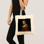 La Belle Ferroniere door Leonardo da VInci Tote Bag (Voorkant (product))