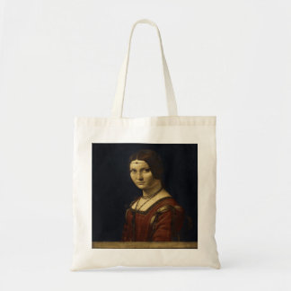 La Belle Ferroniere door Leonardo da VInci Tote Bag