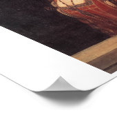 La Belle Ferronniere door Leonardo Da Vinci Poster (Hoek)