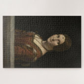 La Belle Ferronnière-Leonardo da Vinci 1490-1496 Legpuzzel (Horizontaal)