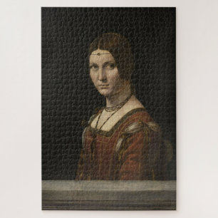La Belle Ferronnière-Leonardo da Vinci 1490-1496 Legpuzzel